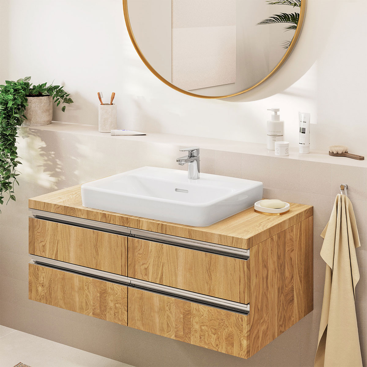 Hansgrohe Einhebel-Waschtischmischer Vernis Blend 70 CoolStart Bild 4