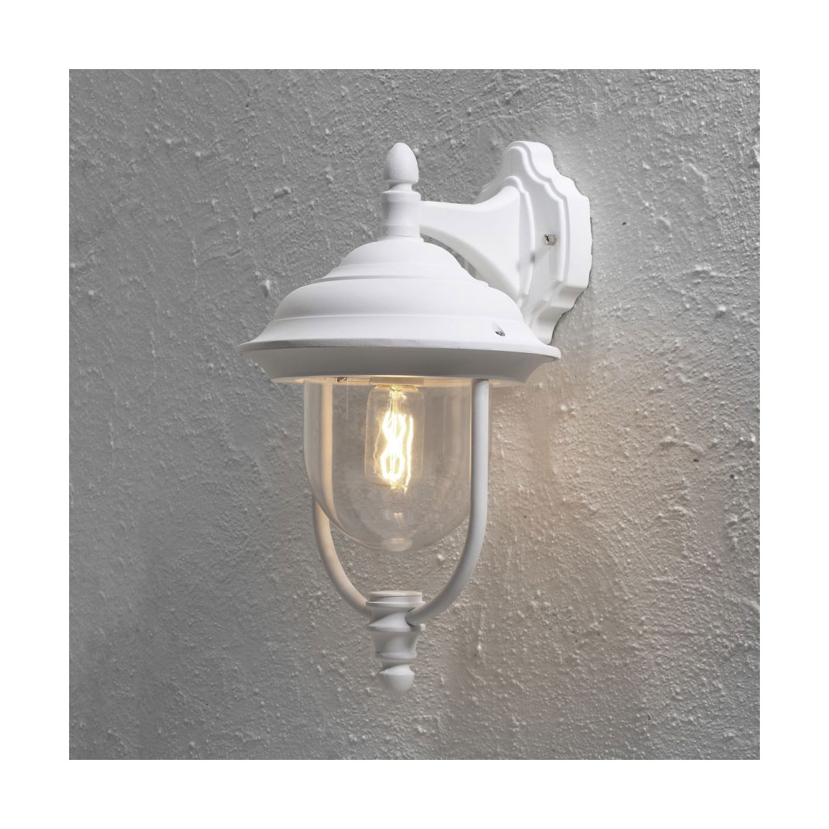 Konstsmide Außenwandleuchte Parma weiß Bild 2