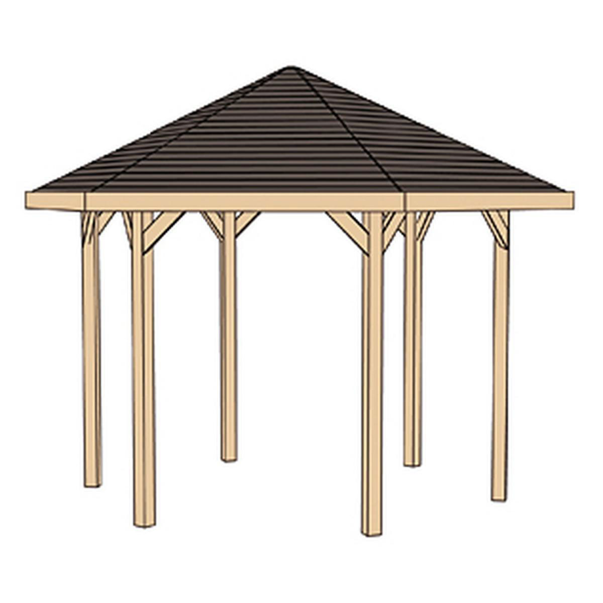 Weka Pavillon 656 Größe 2 399 x 461 x 208 cm Bild 3