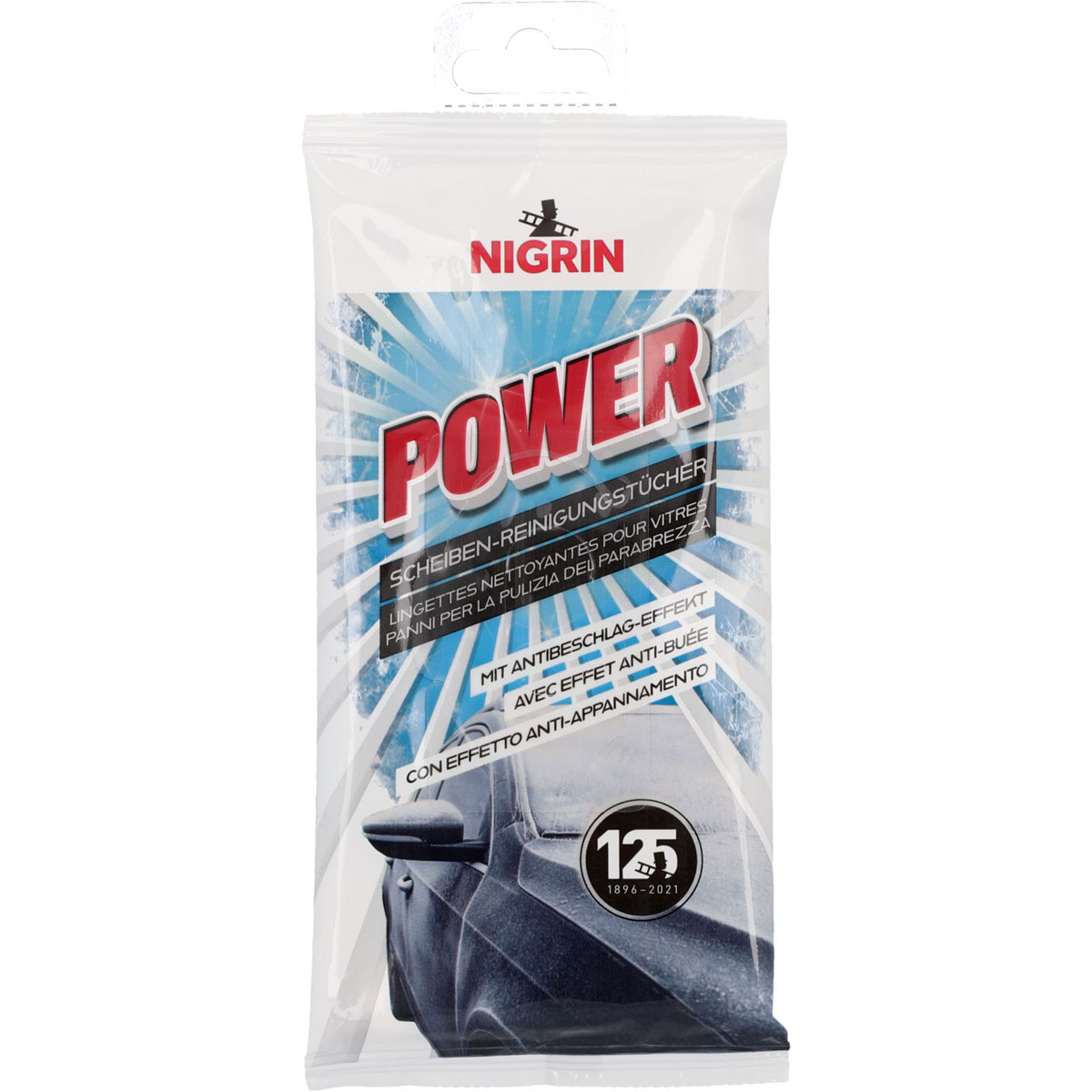 Nigrin Scheiben-Reinigungstücher Power 20 Stück