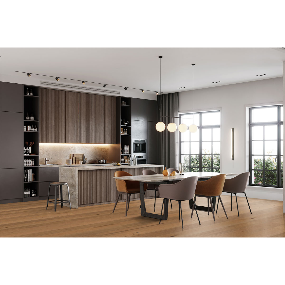 Susify-Bodenbelag FSC Oak White 1900 x 190 x 8 mm Bild 4