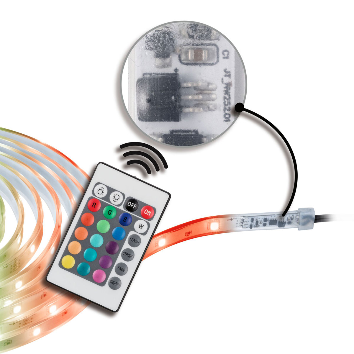 Paulmann LED-Strip-Komplettset SimpLED 3 m 8,5 Watt Outdoor inkl Farbwechselfunktion