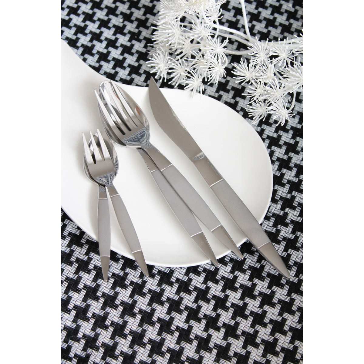 Mulex Besteckset „Miami 18/0“ matt, 30-teilig, im Geschenkkarton Bild 4