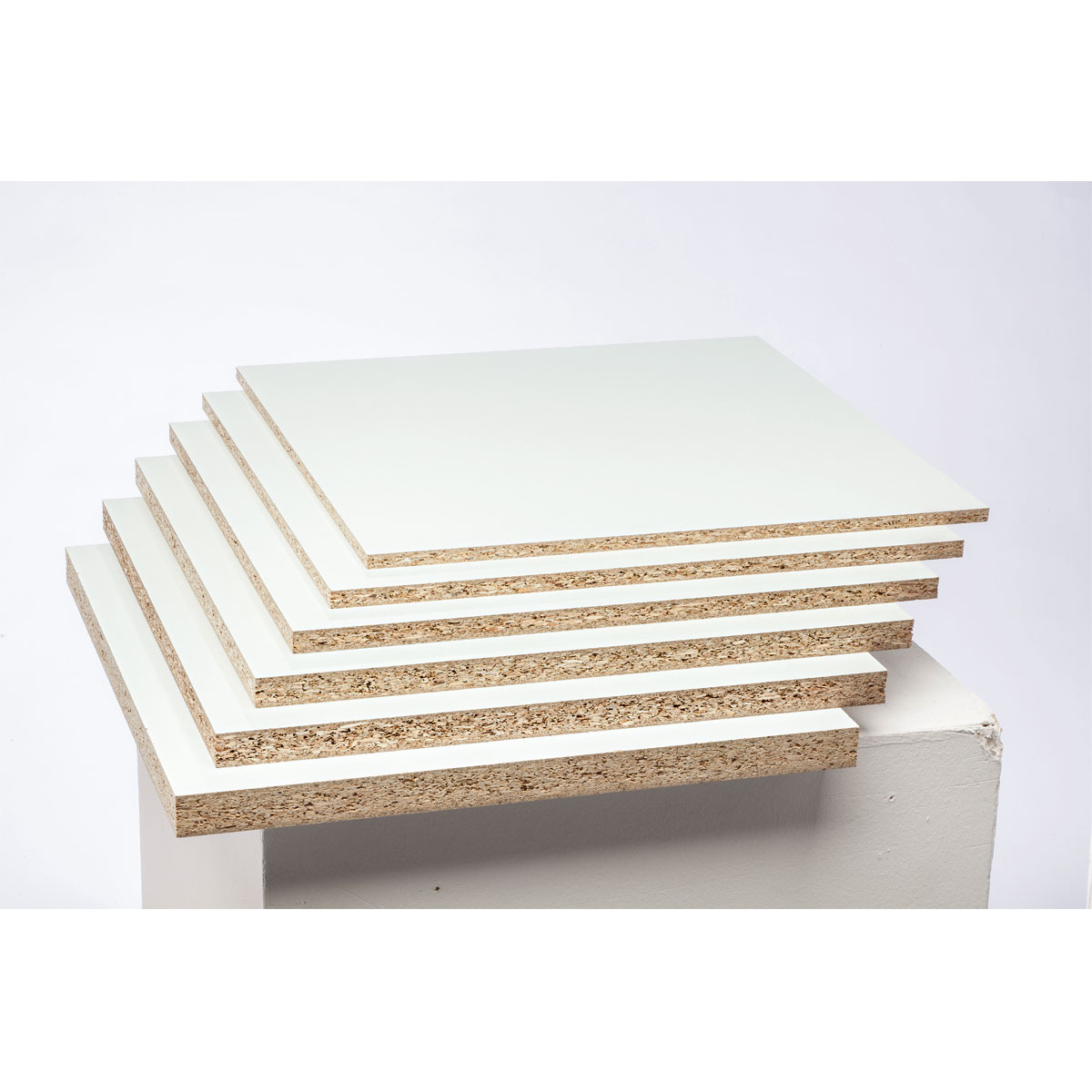 Spanplatte 280 x 207 x 1,6 cm weiß