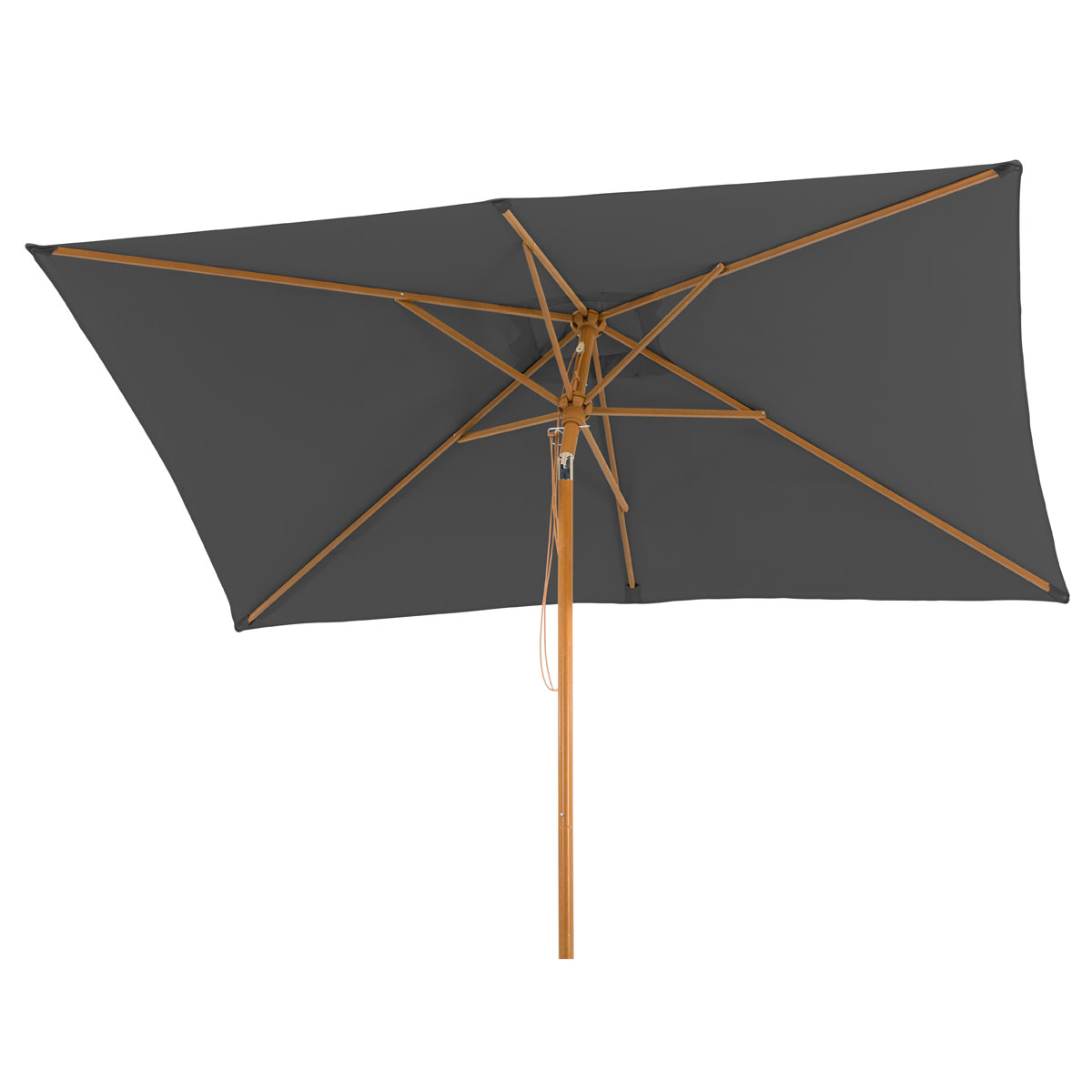 Schneider Schirme Sonnenschirm Malaga 300 x 200 cm anthrazit | anthrazit |  39653