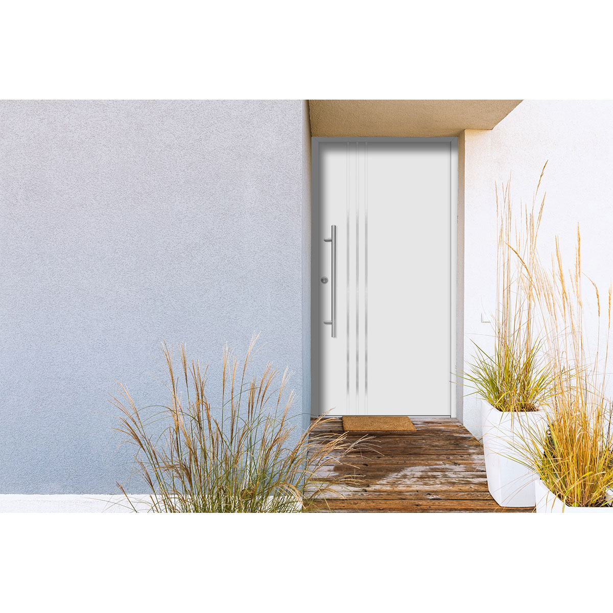 SplenDoor  Premium-Haustür Passivedoor Kalmar energiesparend weiss 100 x 210 cm links Bild 2