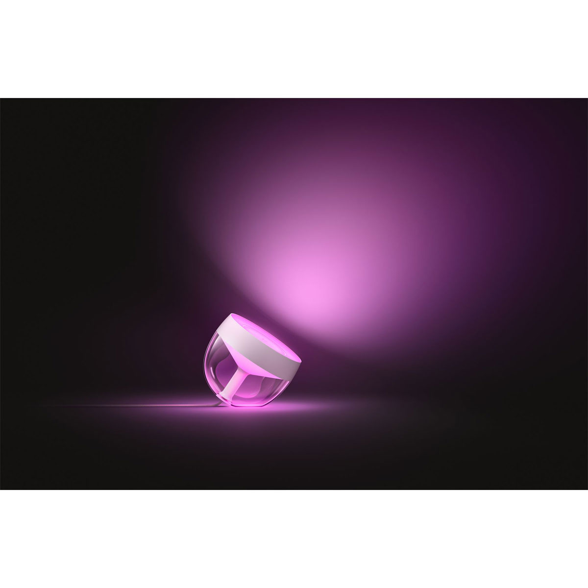 Philips Hue LED-Tischleuchte Iris transparent Bild 5