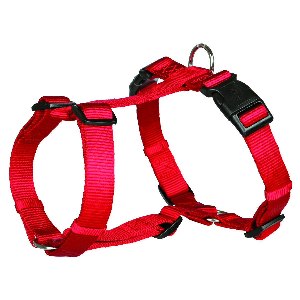 Trixie  Premium H-Geschirr rot L-XL 75-100 cm