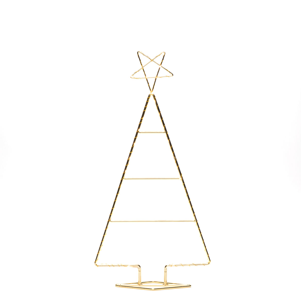 Konstsmide LED-Metallweihnachtsbaum messingfarben Bild 1