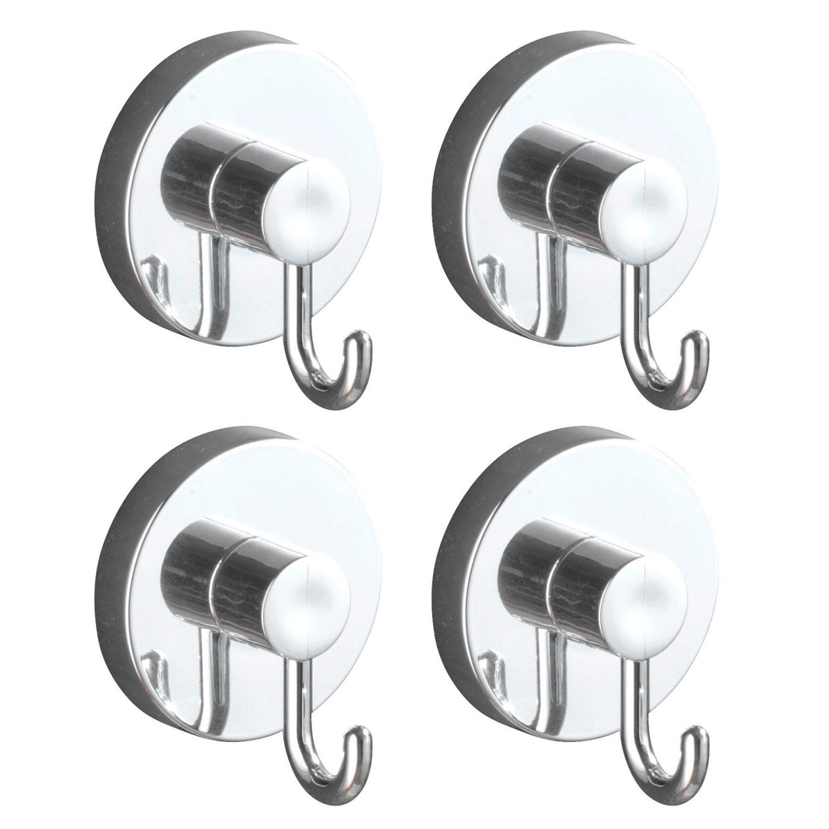 Wenko  Vacuum-Loc Haken 4er Set Befestigung ohne bohren