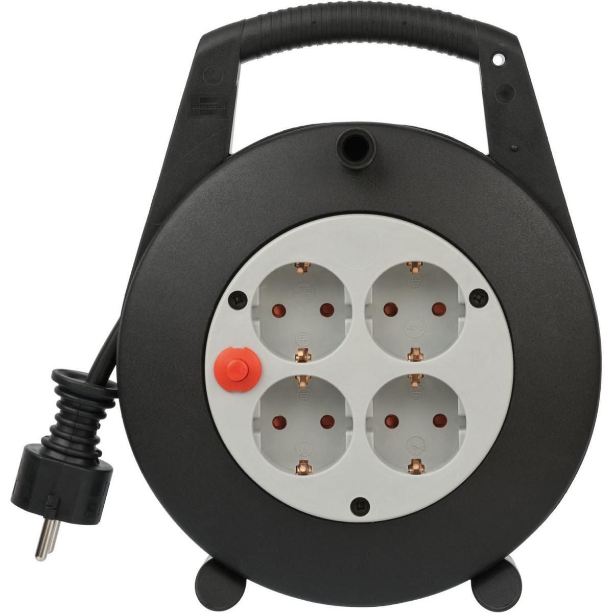 Brennenstuhl Mini-kabeltrommel Vario Line 500 cm schwarz Bild 3