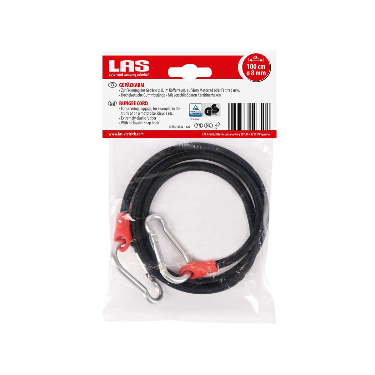 LAS 10350 Gepäckarm mit Karabinerhaken Bild 7