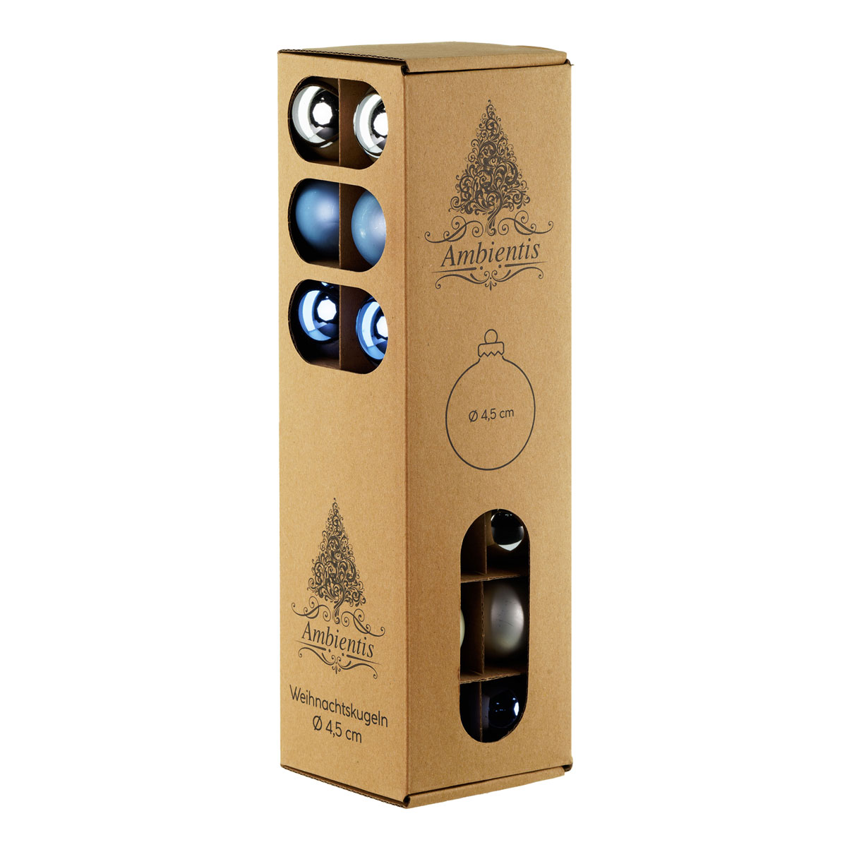 Ambientis Glaskugeln 4,5 cm blau Mix Bild 2