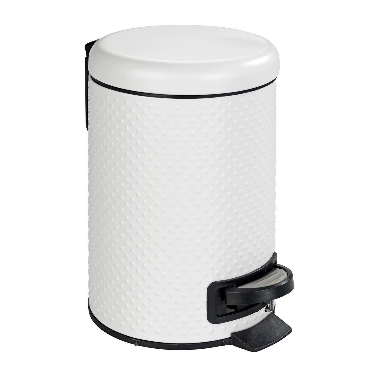 Wenko Kosmetik Treteimer Punto weiß 3 L Bild 1