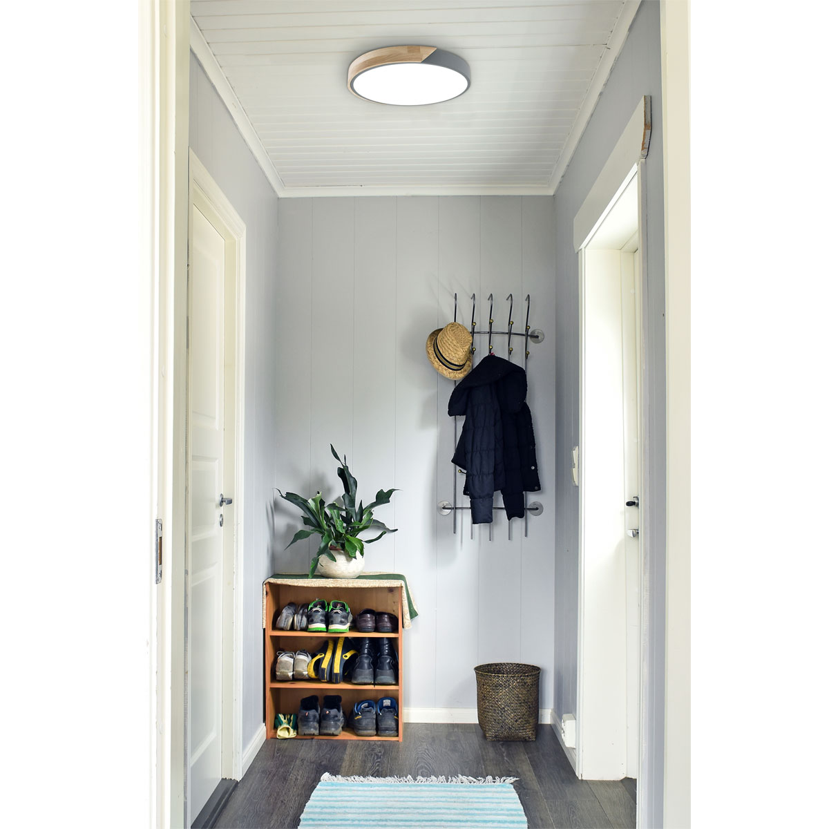 näve LED-Deckenleuchte Borneo grau Bild 2