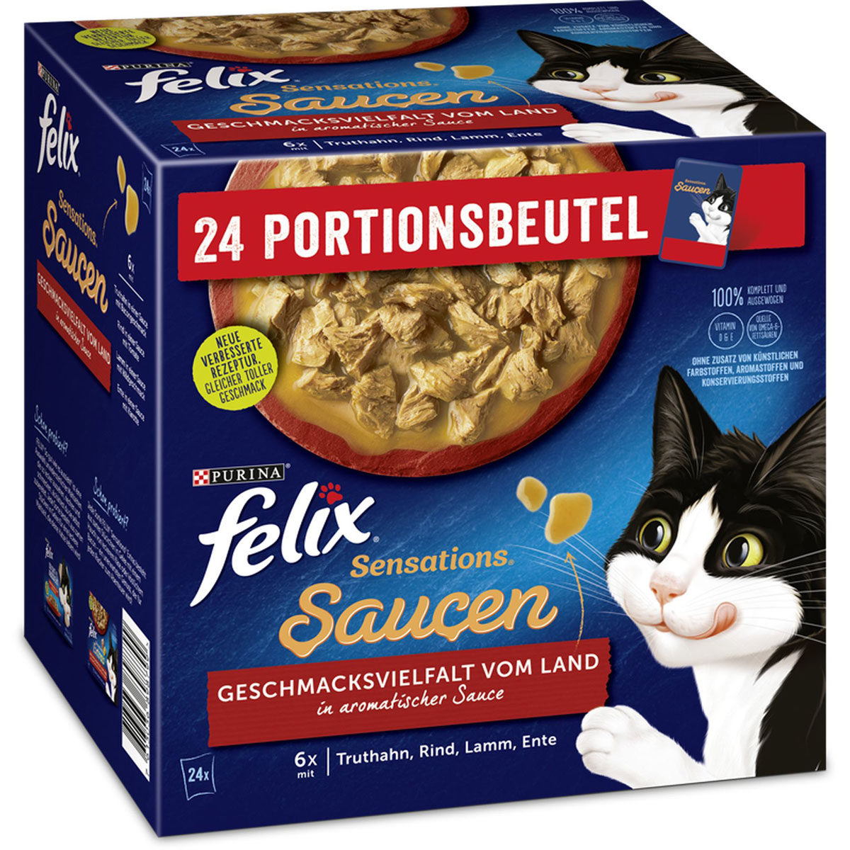 Felix „Sensation Saucen“ vom Land, 24x85g, Portionsbeutel