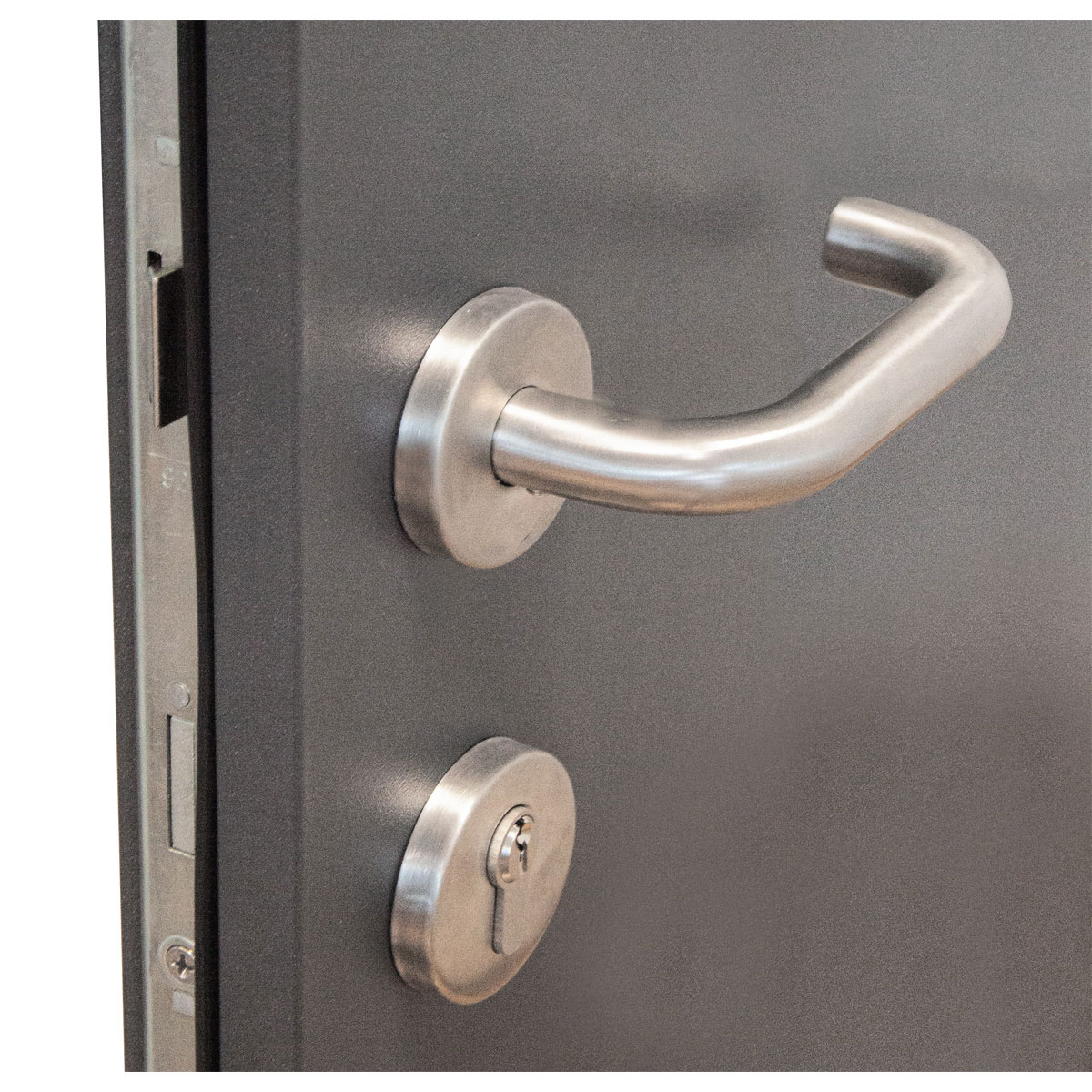 SplenDoor  Premium-Haustür Passivedoor Uppsala energiesparend anthrazit 100 x 210 cm rechts Bild 8