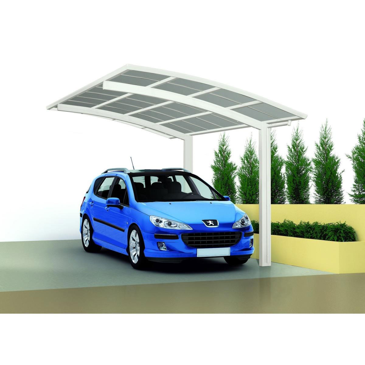 Ximax Carport Alu Portoforte 80 Winterweiss Bild 2