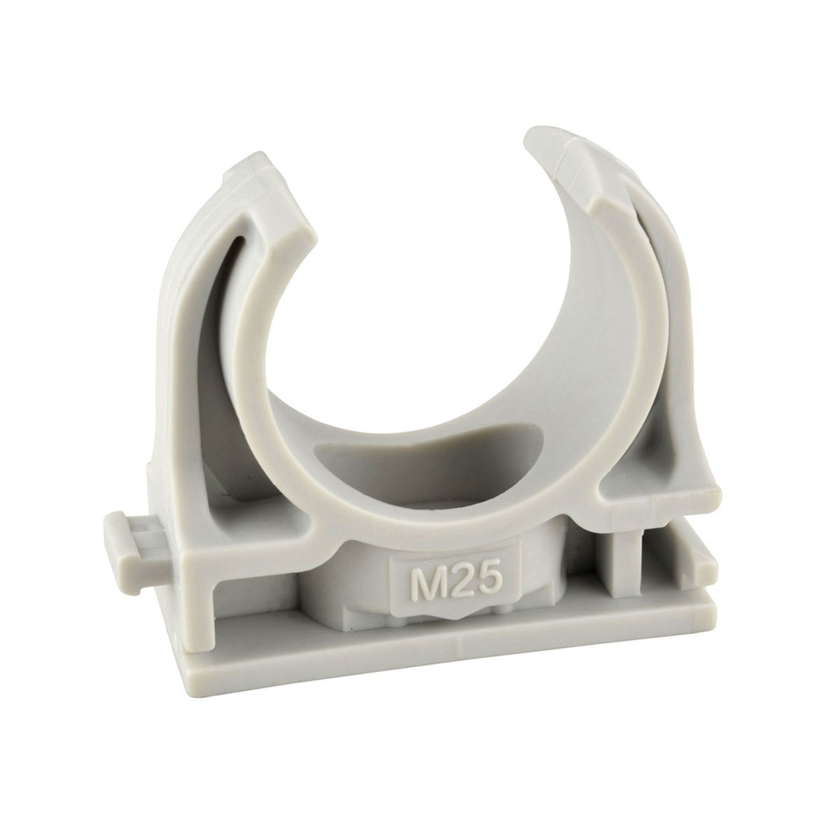 Rohr-Klemmschelle EN25 grau 6 Stück