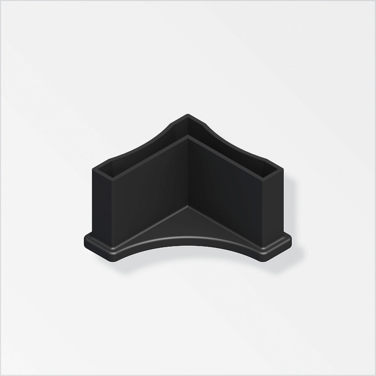 MyTool  Regalfuß 23,5 mm schwarz 2 Stück Bild 1