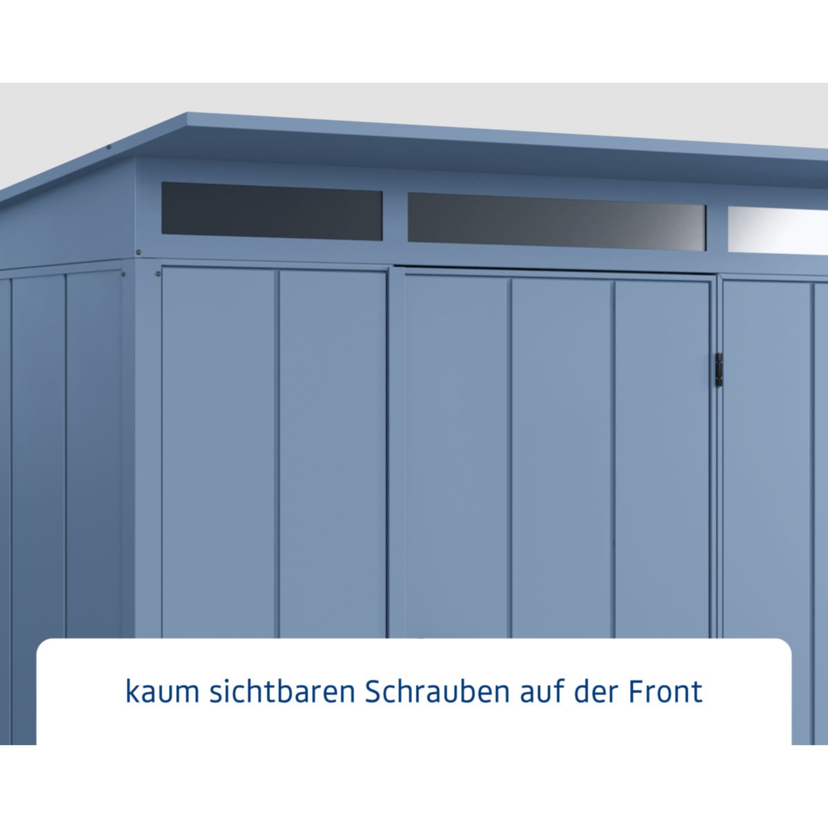 EcoStar  Gerätehaus Elegant-PTyp 1RAL5014 1 flg Bild 4