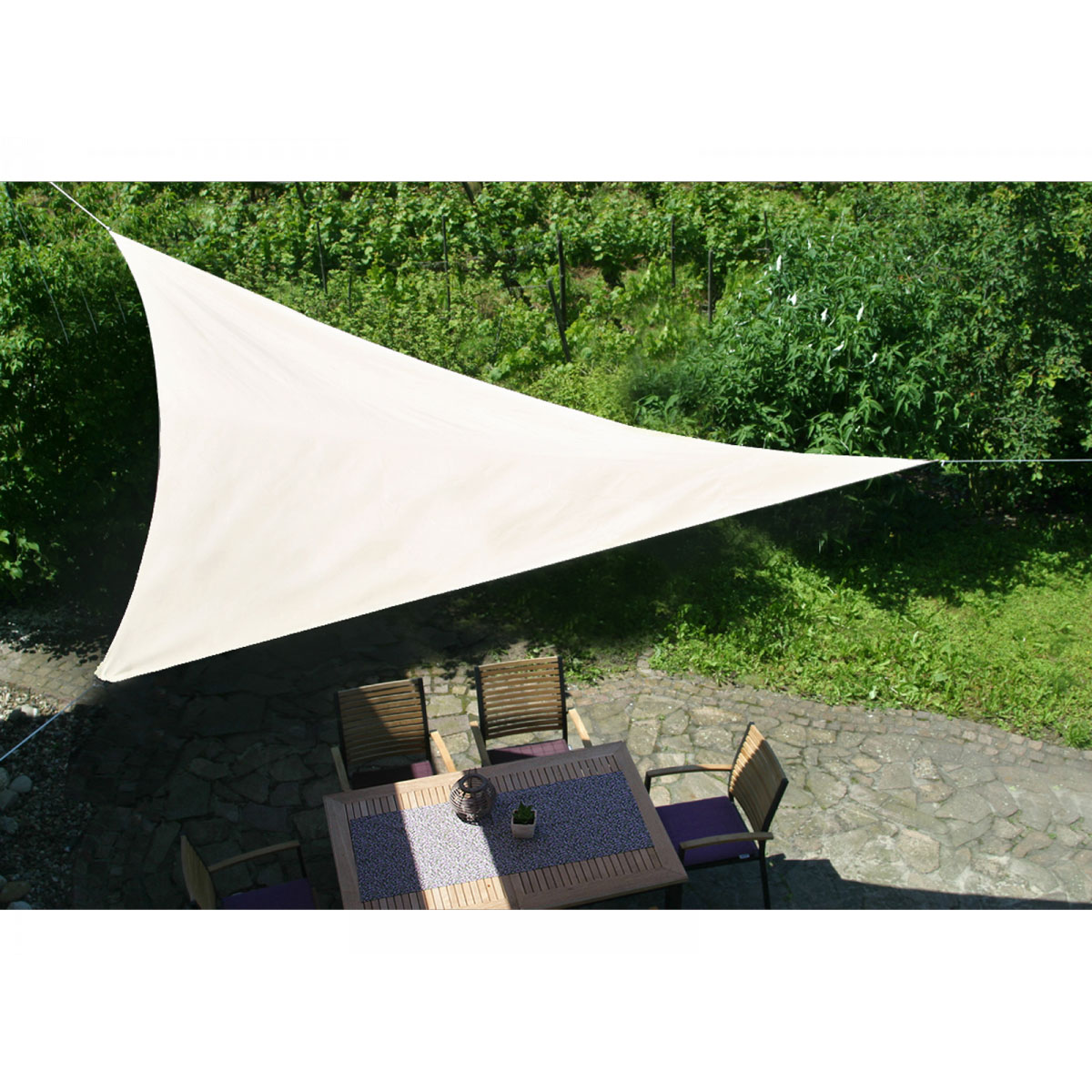GO-DE Sonnensegel Natur 360 cm Bild 1