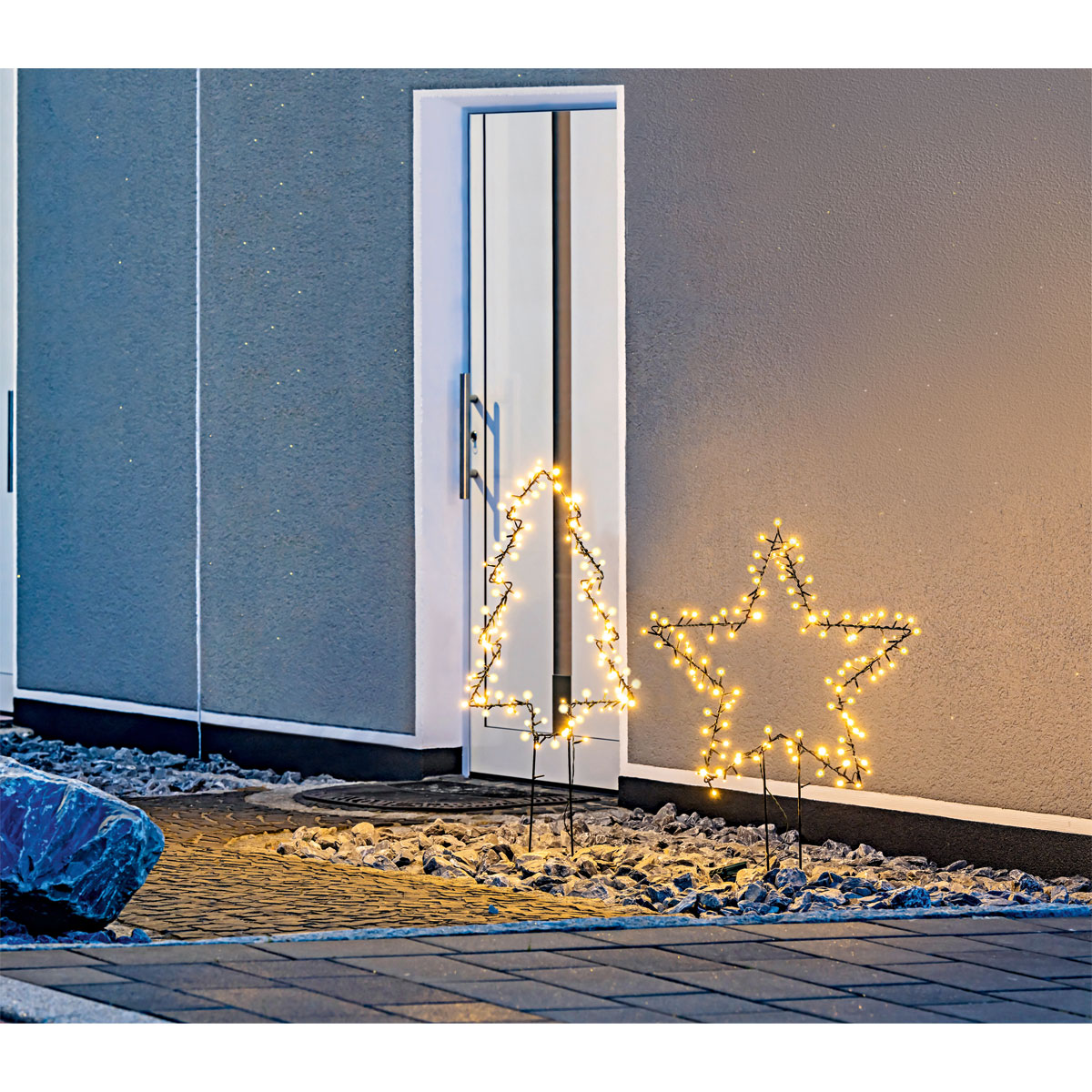 Ambientis Gartenstecker Stern 100 LEDs Außen batteriebetrieben Bild 6