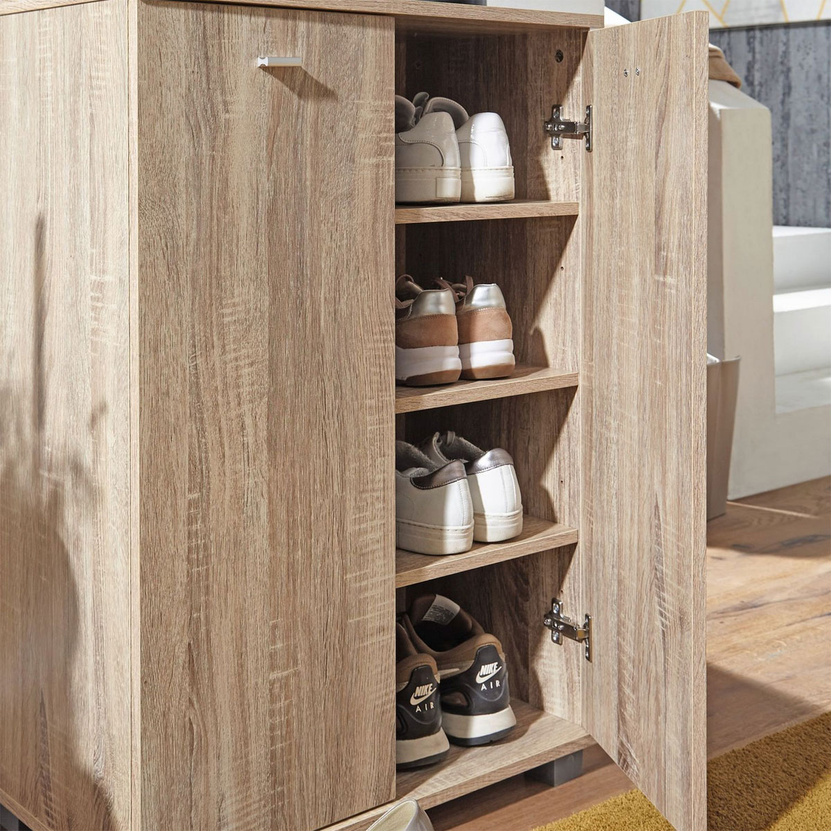 Wohnling Schuhschrank „Taja“, Holz Sonoma Bild 3