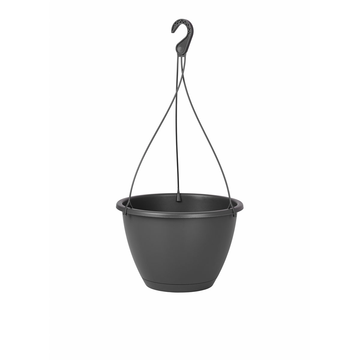 Hängeampel Algarve Durchmesser 25 cm anthrazit