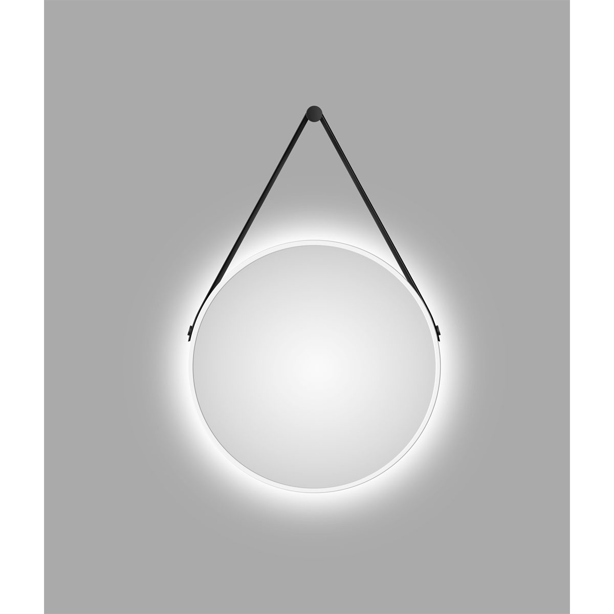 DSK  Design LED Lichtspiegel Silver Barbier White Dm 50 cm Bild 2