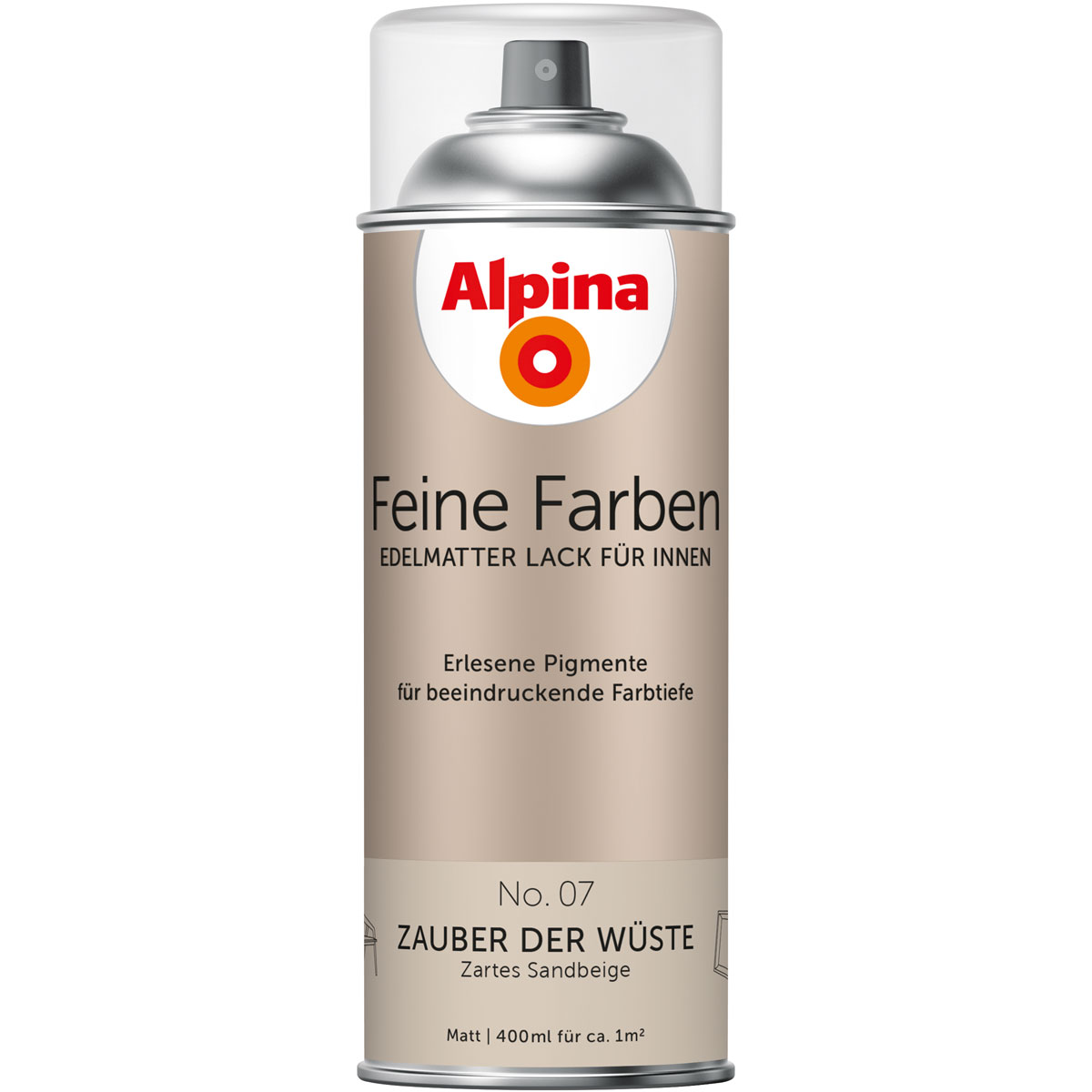 Alpina Buntlack Feine Farben Sprühlack No 07 Zauber der Wüste edelmatt 400ml