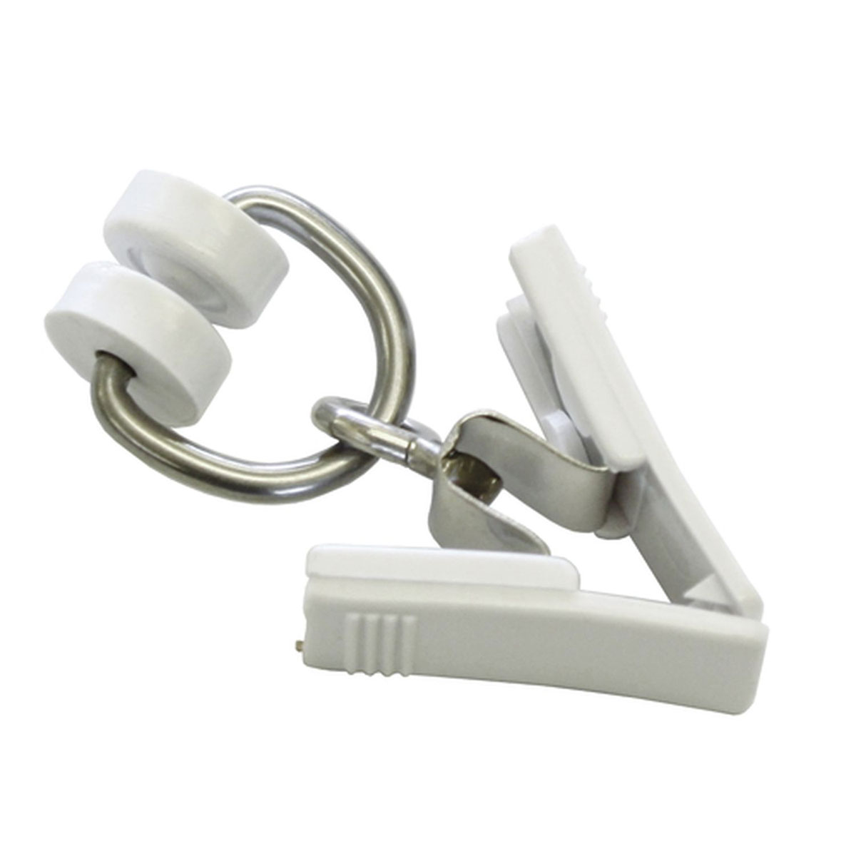 Gardinia T-Rollringe mit Klammer weiß