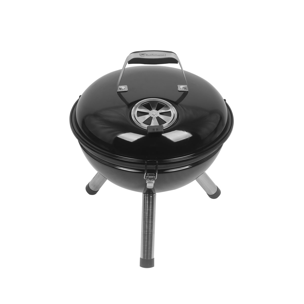 Rothmann Holzkohlegrill Kettle 37 Picknickgrill
