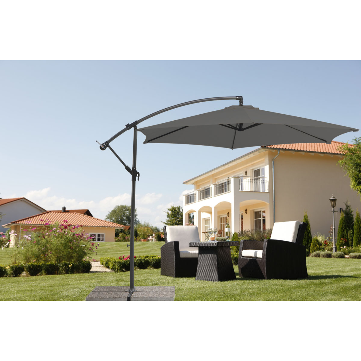 Schneider Schirme Sonnenschirm Venus 300 cm anthrazit Bild 2