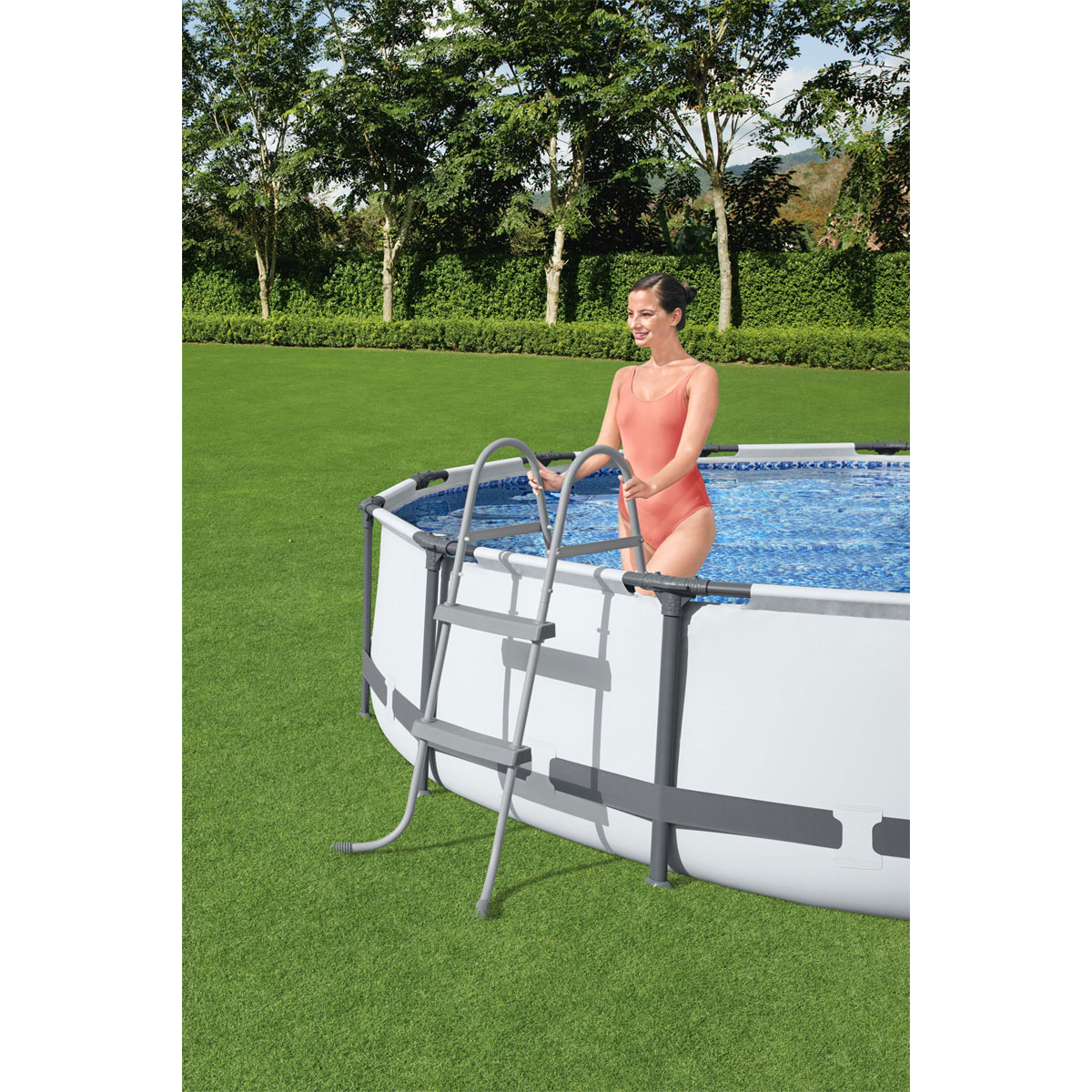 Bestway Poolleiter Flowclear 100 x 45 cm für 76 und 84 cm Höhe Bild 6