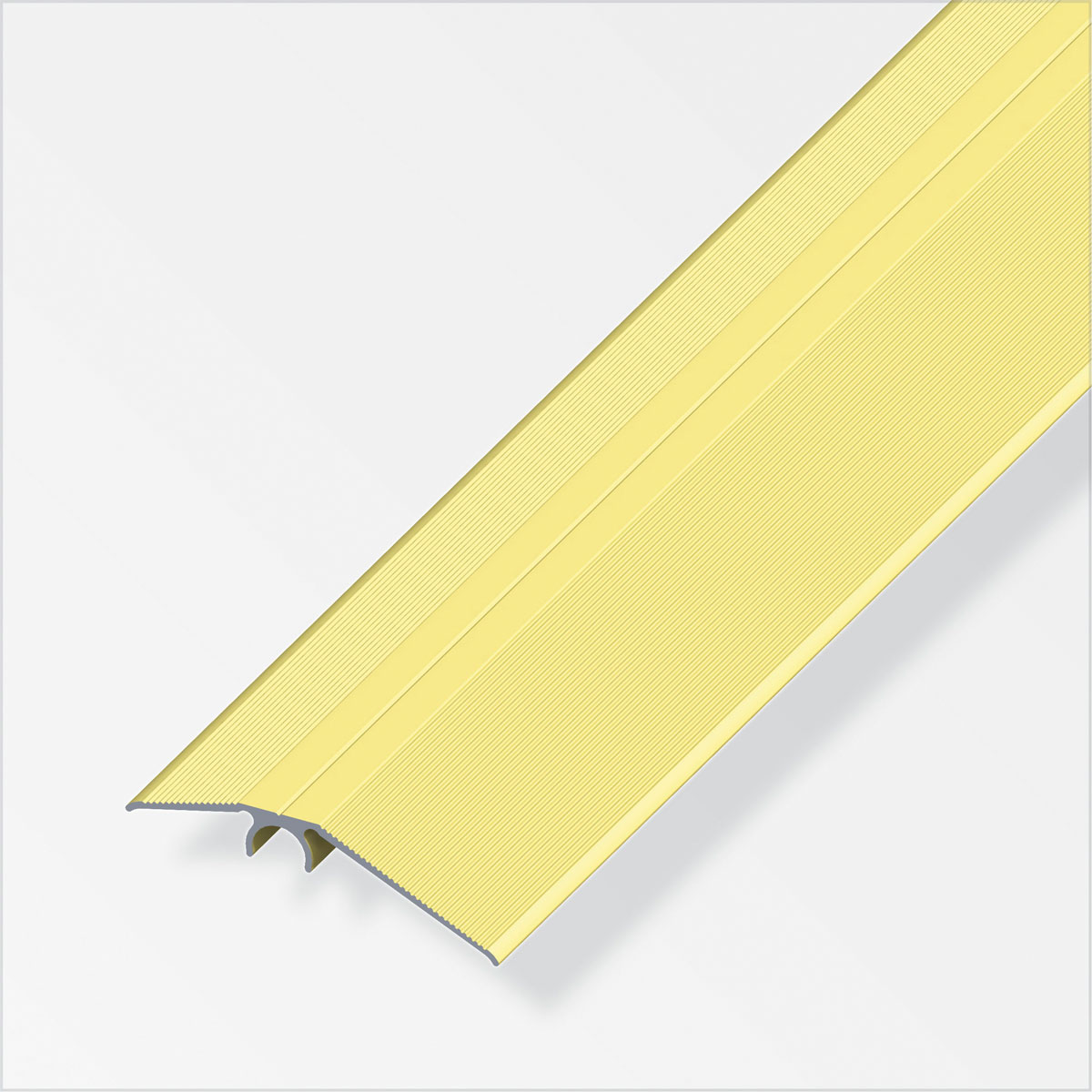 Alfer Niveauausgleichsprofil Clipstech 56 mm 1m messing Bild 1