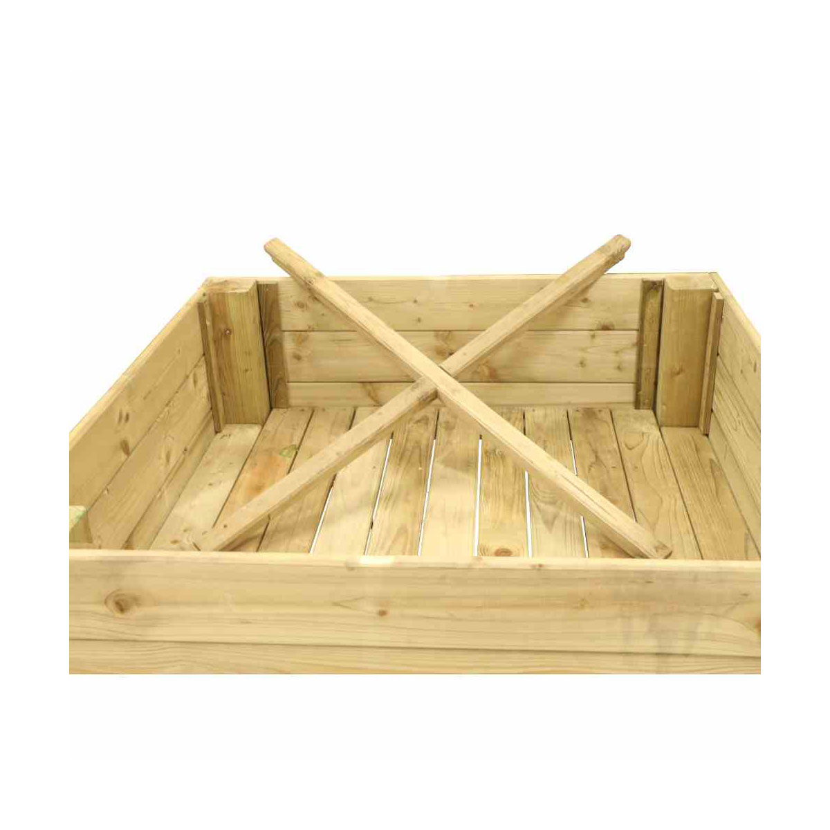 Siena Garden Hochbeet Emma 70 x 80 x 80 cm kesseldruckimprägniert inkl Geotextil Bild 2