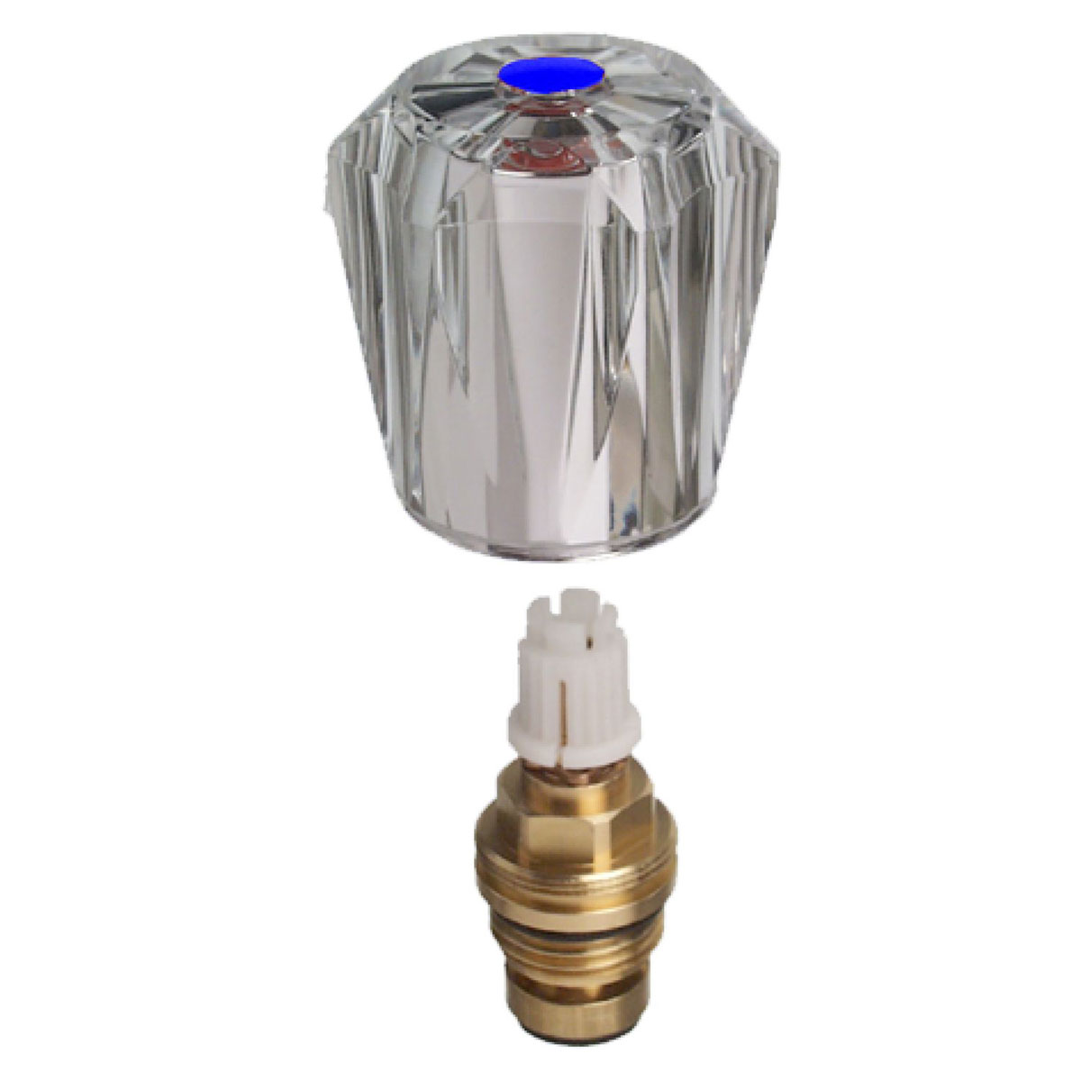 Cornat Armaturenoberteil blau 3/8 AG