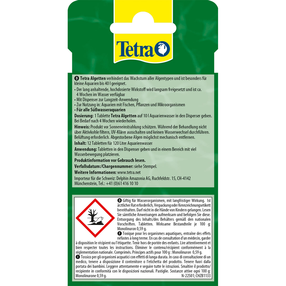 Tetra Algenbekämpfung Algetten 12 Tabletten Bild 2