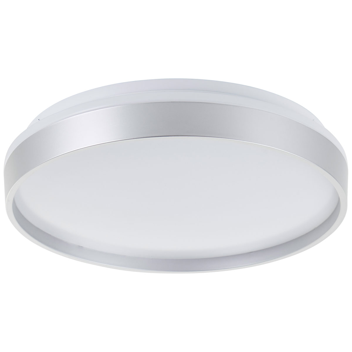 Brilliant Deckenleuchte Britt 33cm silber/weiß 22W 2300lm stufenlos dimmbar Bild 3