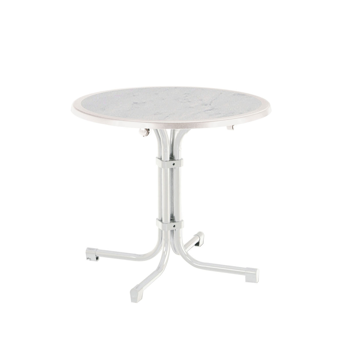 BEST K000067738 80 Boulevard-Tisch | Durchmesser weiß Weiß 80 | Freizeitmöbel cm |