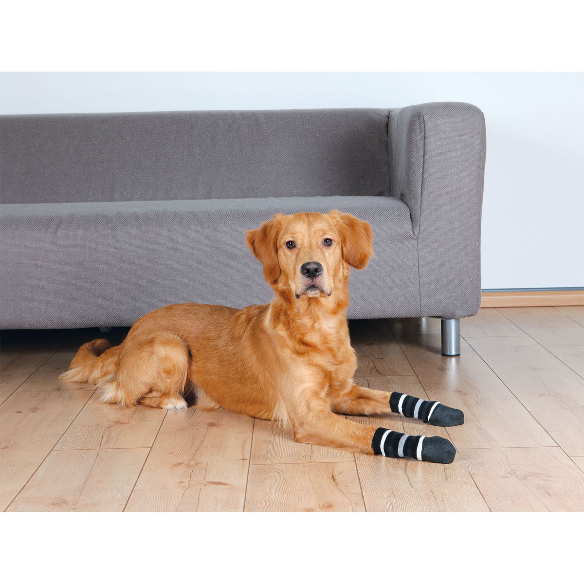 Trixie  Anti-Rutsch Hundesocken schwarz S-M