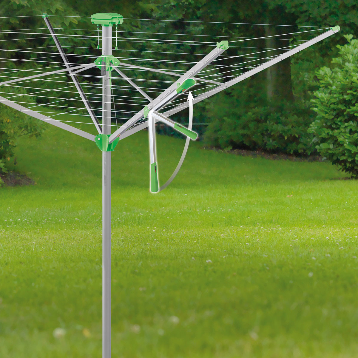 Juwel Wäschespinne „Novaplus 600 Lift“ höhenverstellbar inkl. Schutzhülle Bild 6