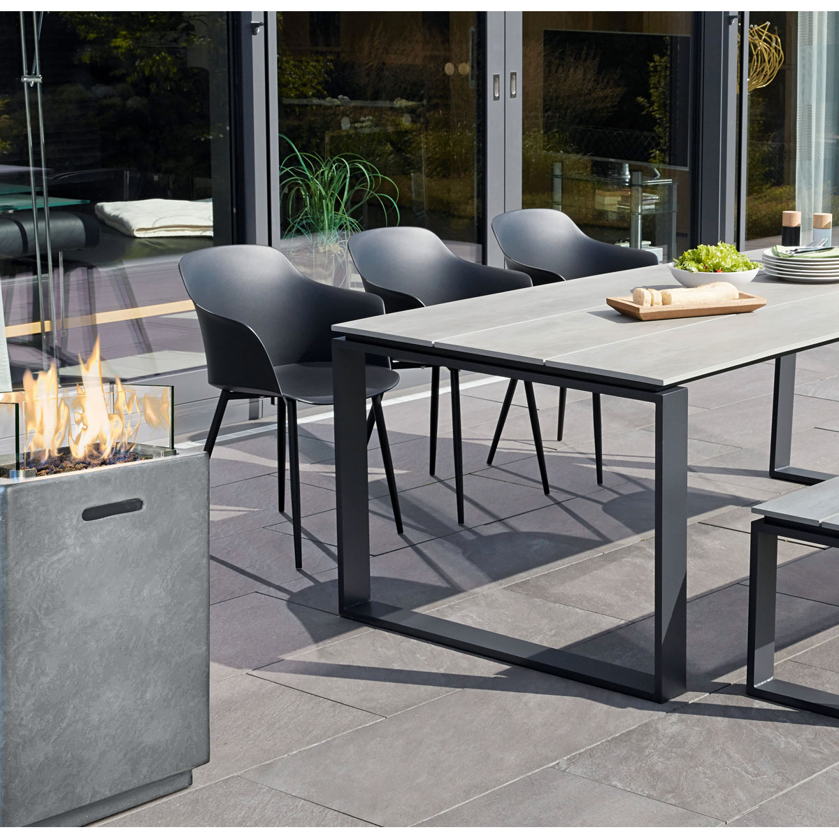 Haveson Kunststoff-Sessel Madeira schwarz Bild 5