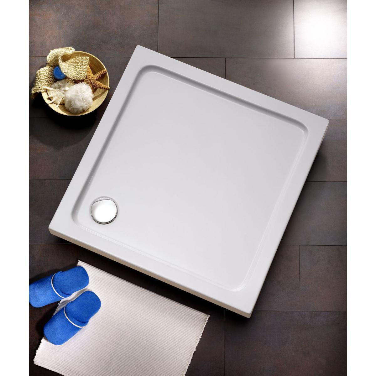 Ottofond Duschwanne quadratisch 800 x 800/30 weiß Bild 2