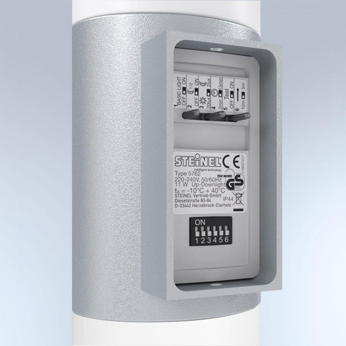 Steinel LED-Sensor-Außenleuchte L 910 S Up-/Downlight silber Bild 3