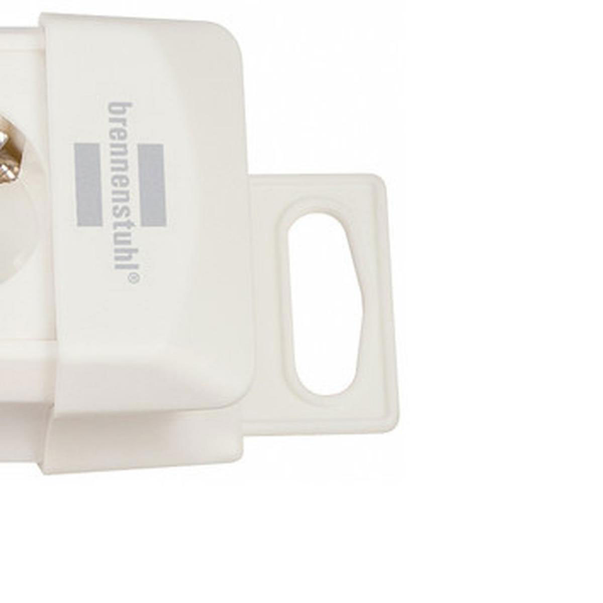 Brennenstuhl Steckdosenleiste Premium-Line mit Schalter 4-fach weiß Bild 2