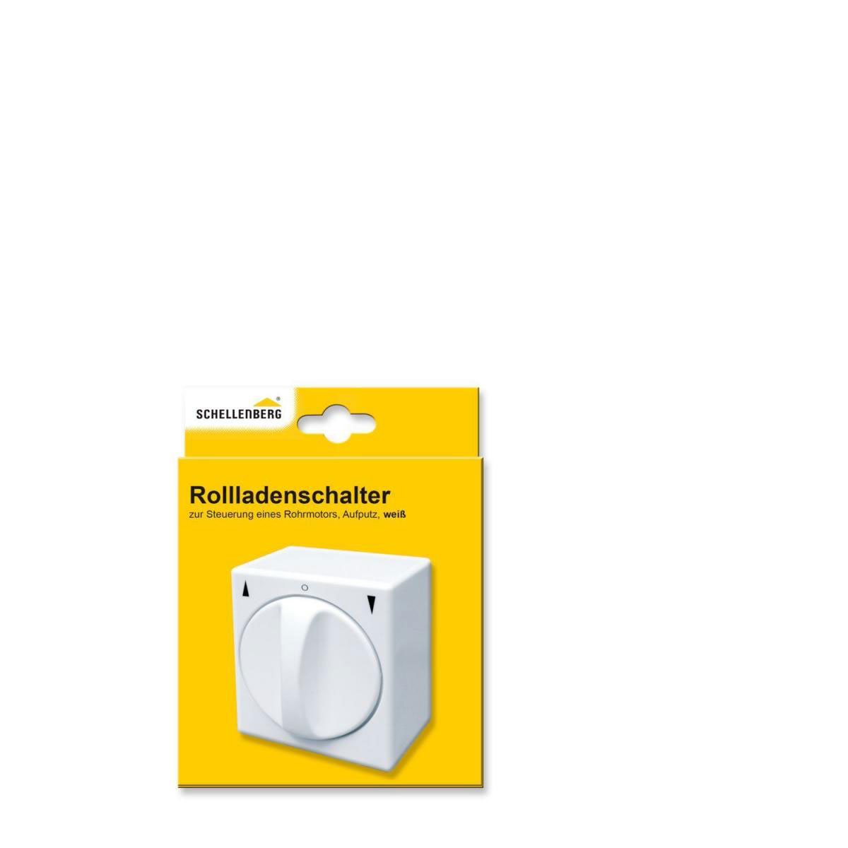 Schellenberg Tast-Rast-Drehschalter Aufputz weiß Bild 2