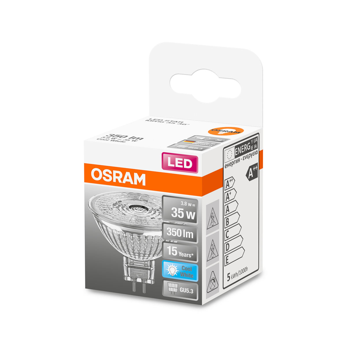 Osram LED-Leuchtmittel Reflektor kaltweiß 35W Bild 2