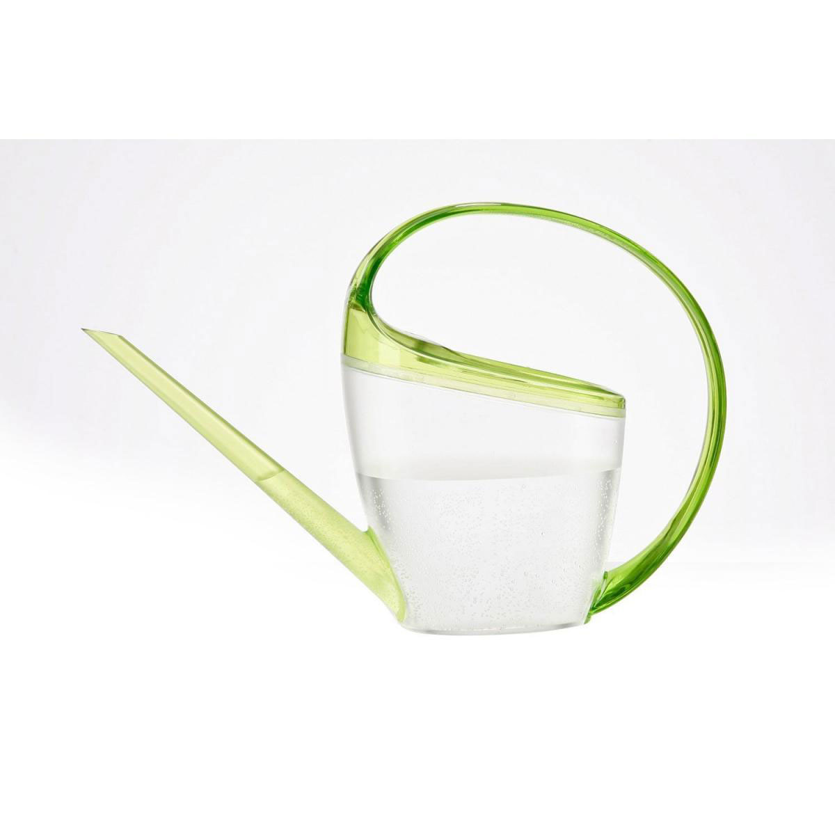 Scheurich Blumengießkanne Loop transparent/green 36 x 24 cm